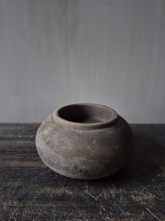 Houten waxinelichthouder Juri M