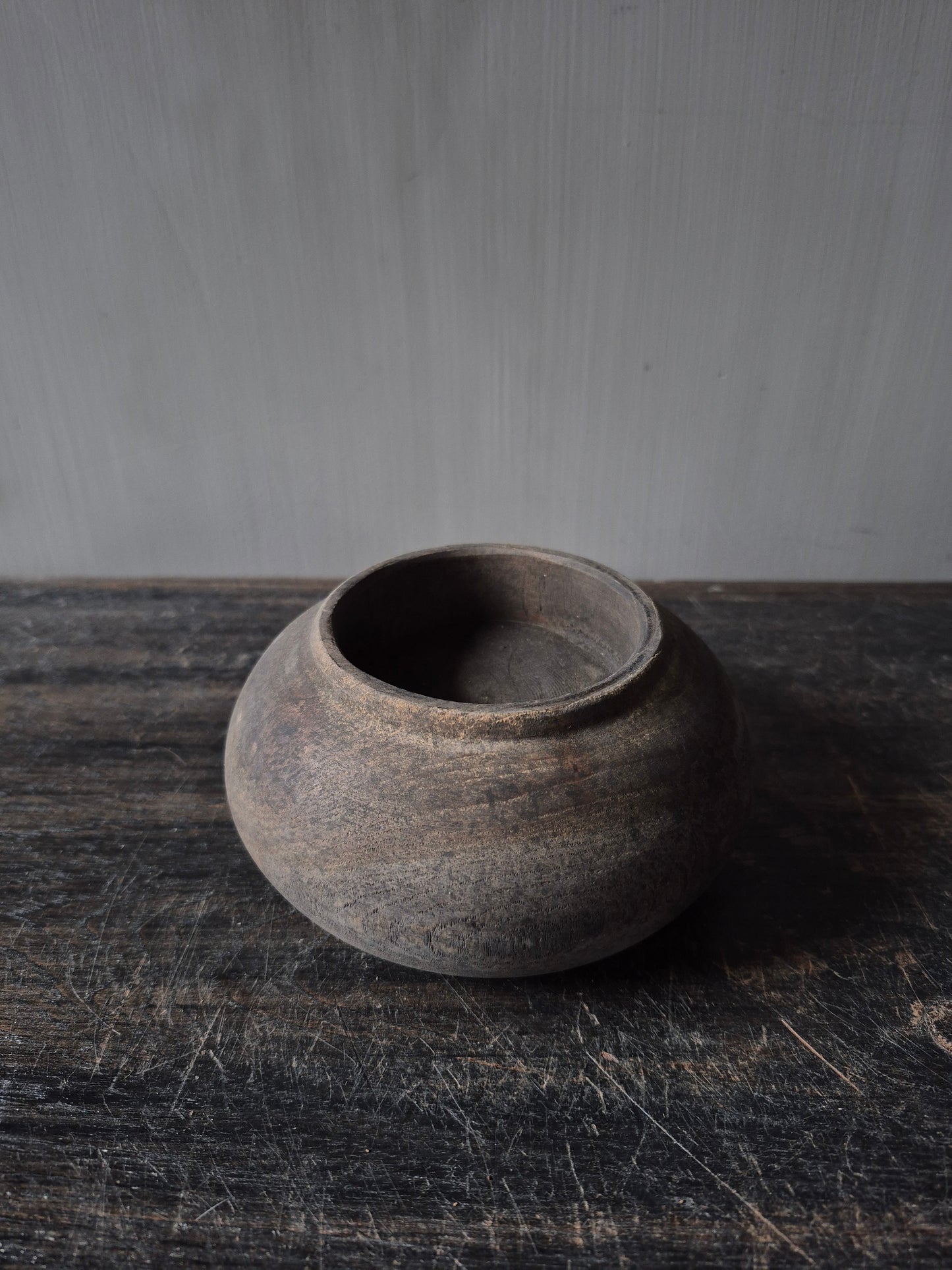 Houten waxinelichthouder Juri M