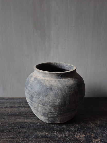 Grijs terracotta kruikje(A17)