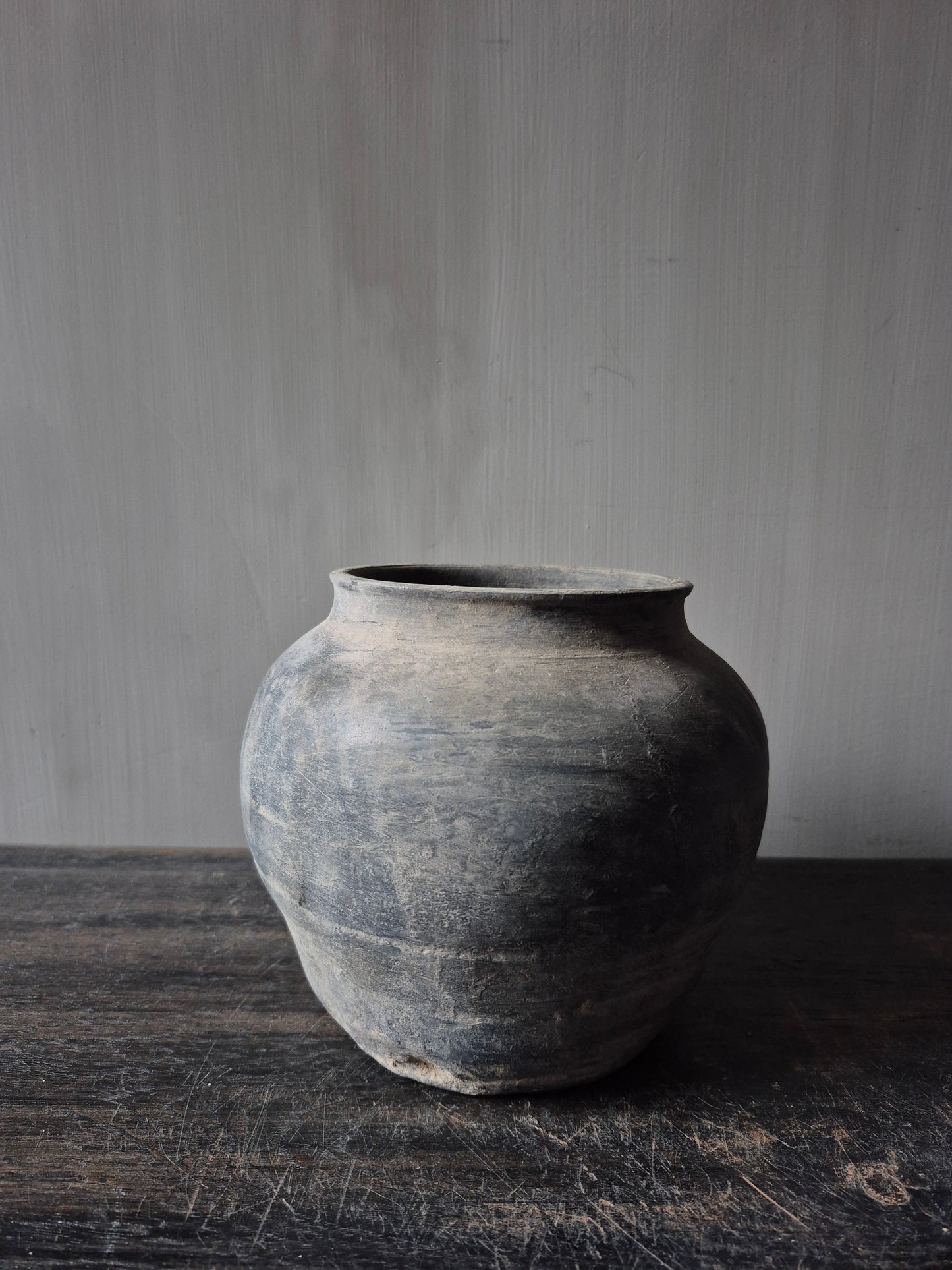 Grijs terracotta kruikje(A17)