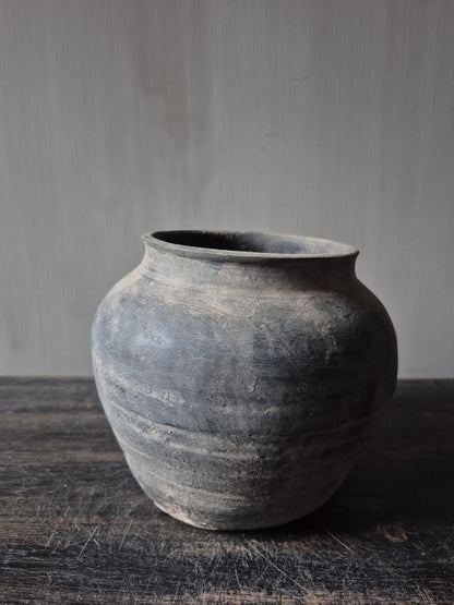 Grijs terracotta kruikje(A17)