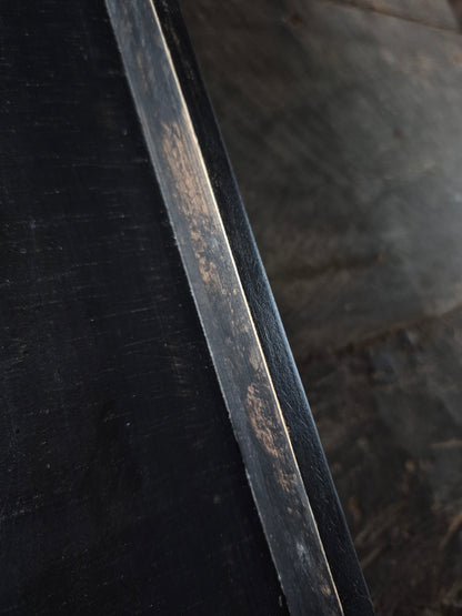 Houten dienblad zwart 41,5x66,5cm