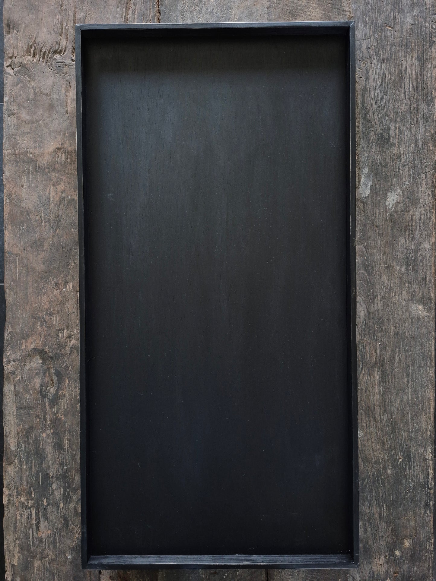 Houten dienblad zwart 81,5x41,5cm