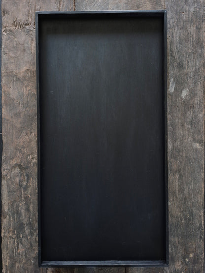 Houten dienblad zwart 81,5x41,5cm