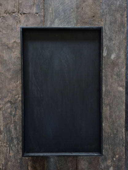Houten dienblad zwart 41,5x66,5cm