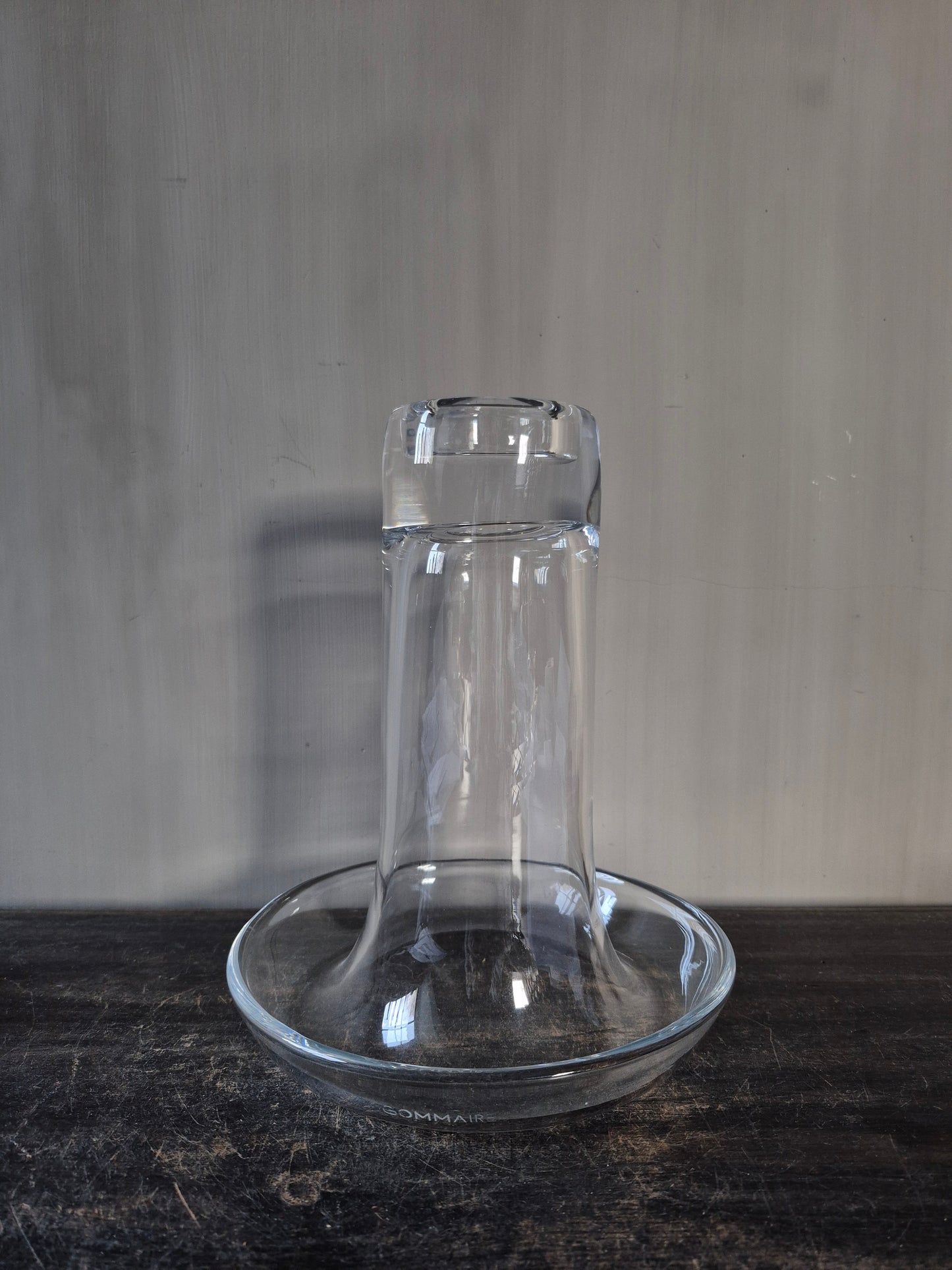 Glass candlestick-vase L Gommaire - showroom model