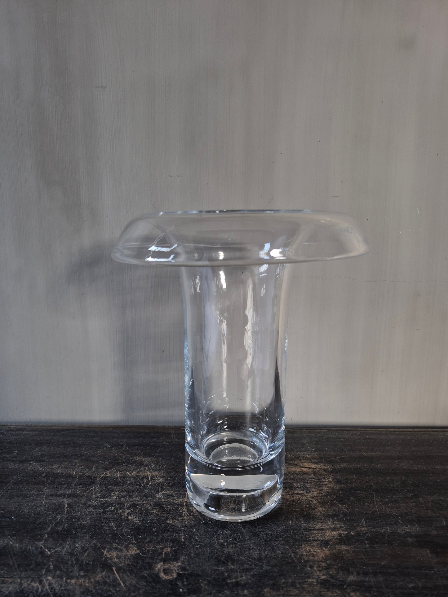 Glass candlestick-vase L Gommaire - showroom model