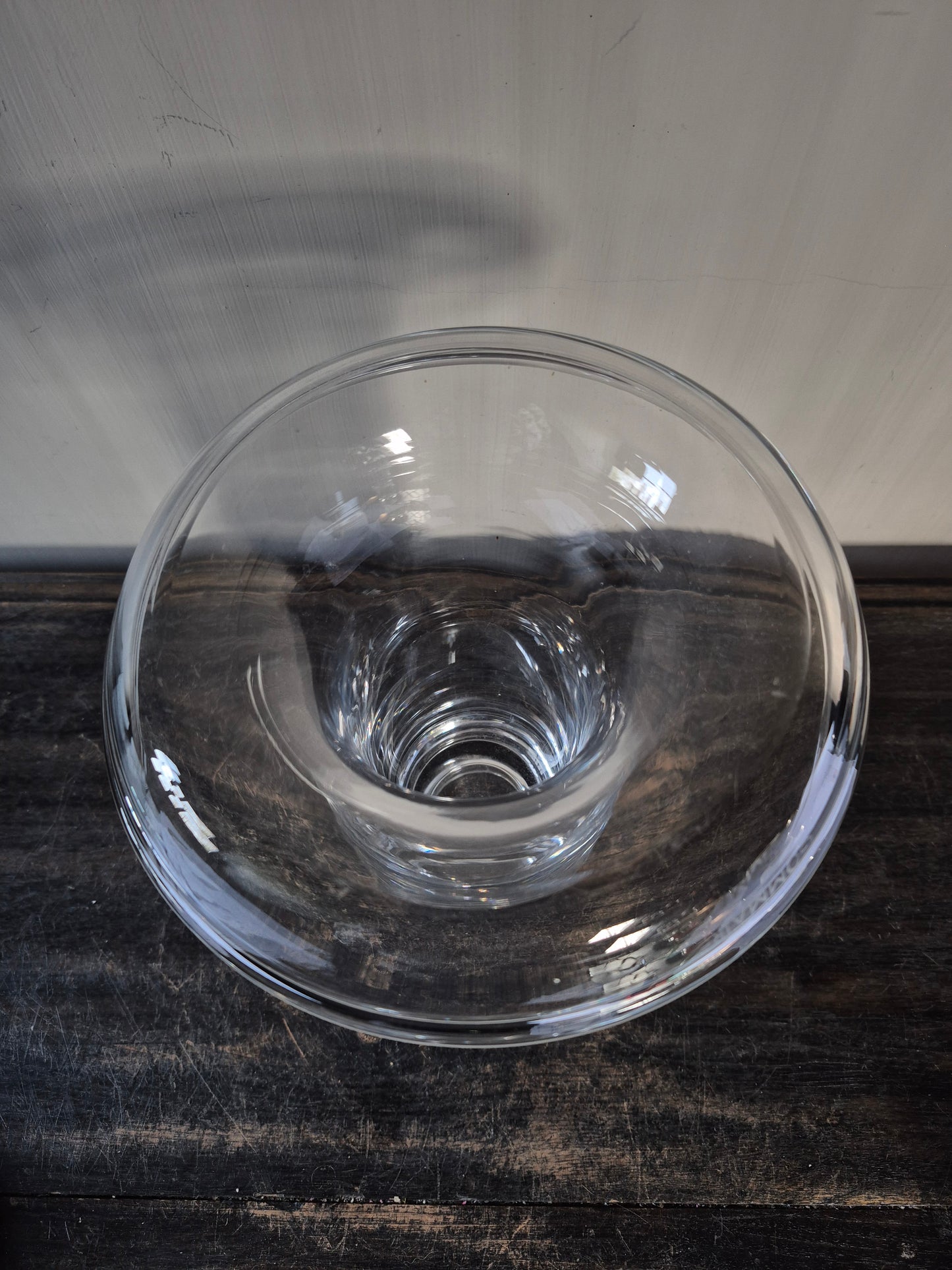 Glass candlestick-vase L Gommaire - showroom model