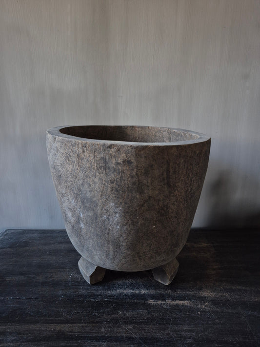 Vergrijsde vijzel / pot Rahayu Luksa (nr 3)