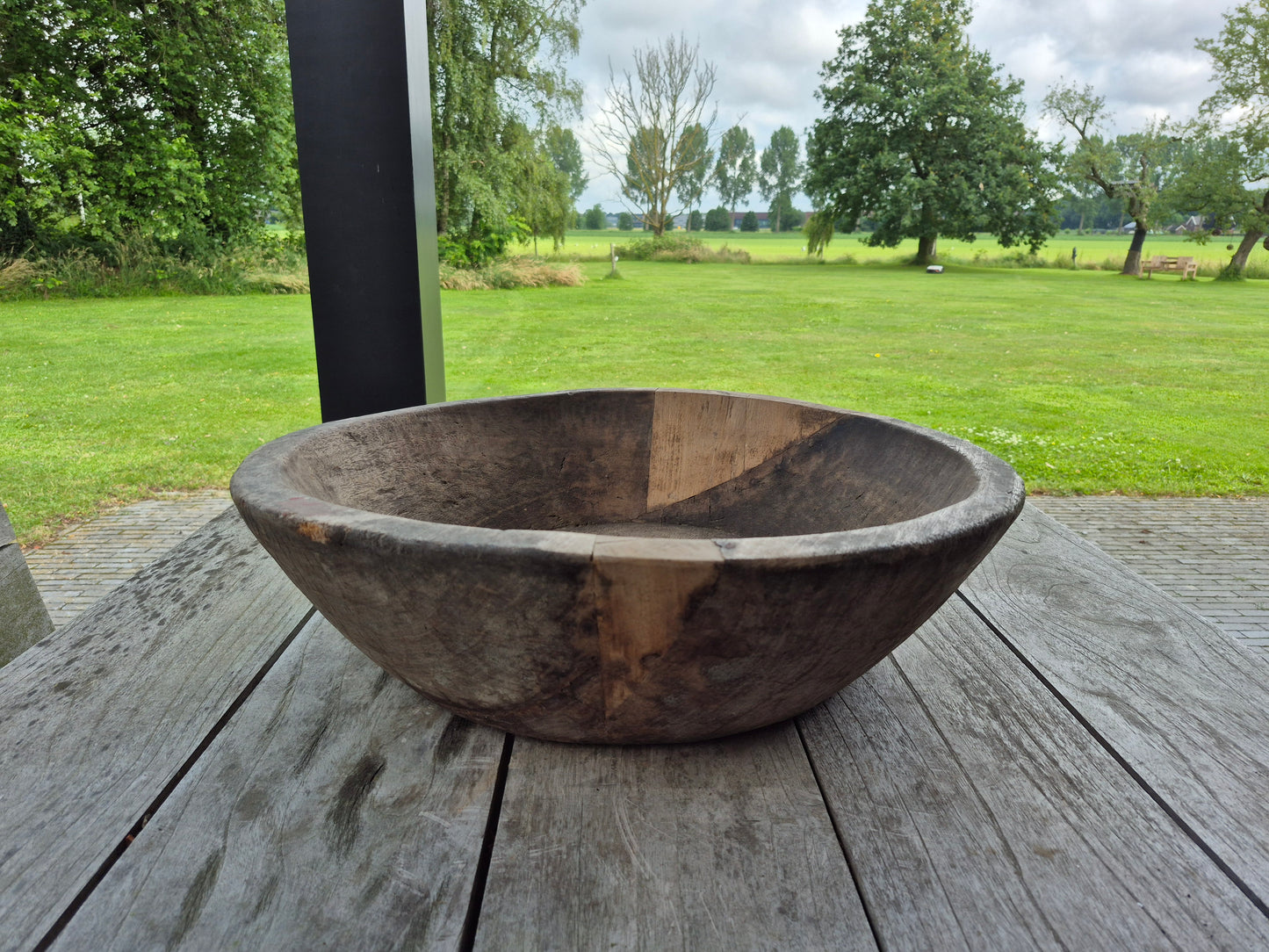 Houten schaal XL 60 cm
