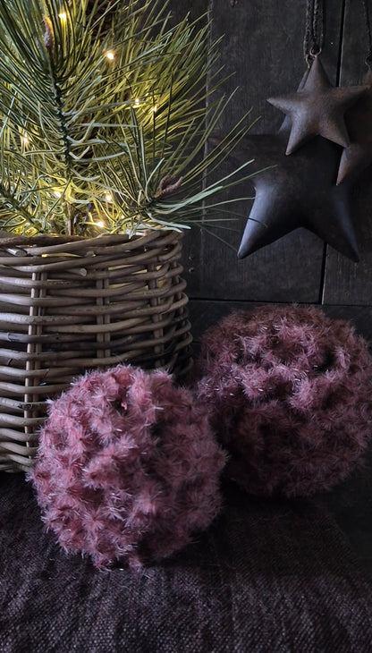 Kunstbol taraxacum roze 12 cm