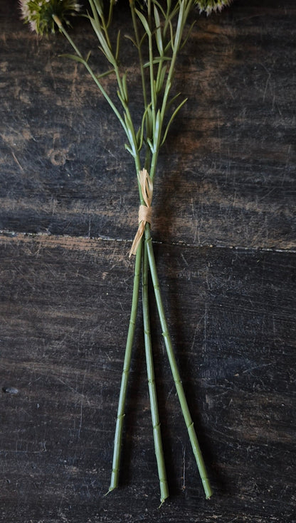 Kunstbloem allium lichtroze - 47 cm