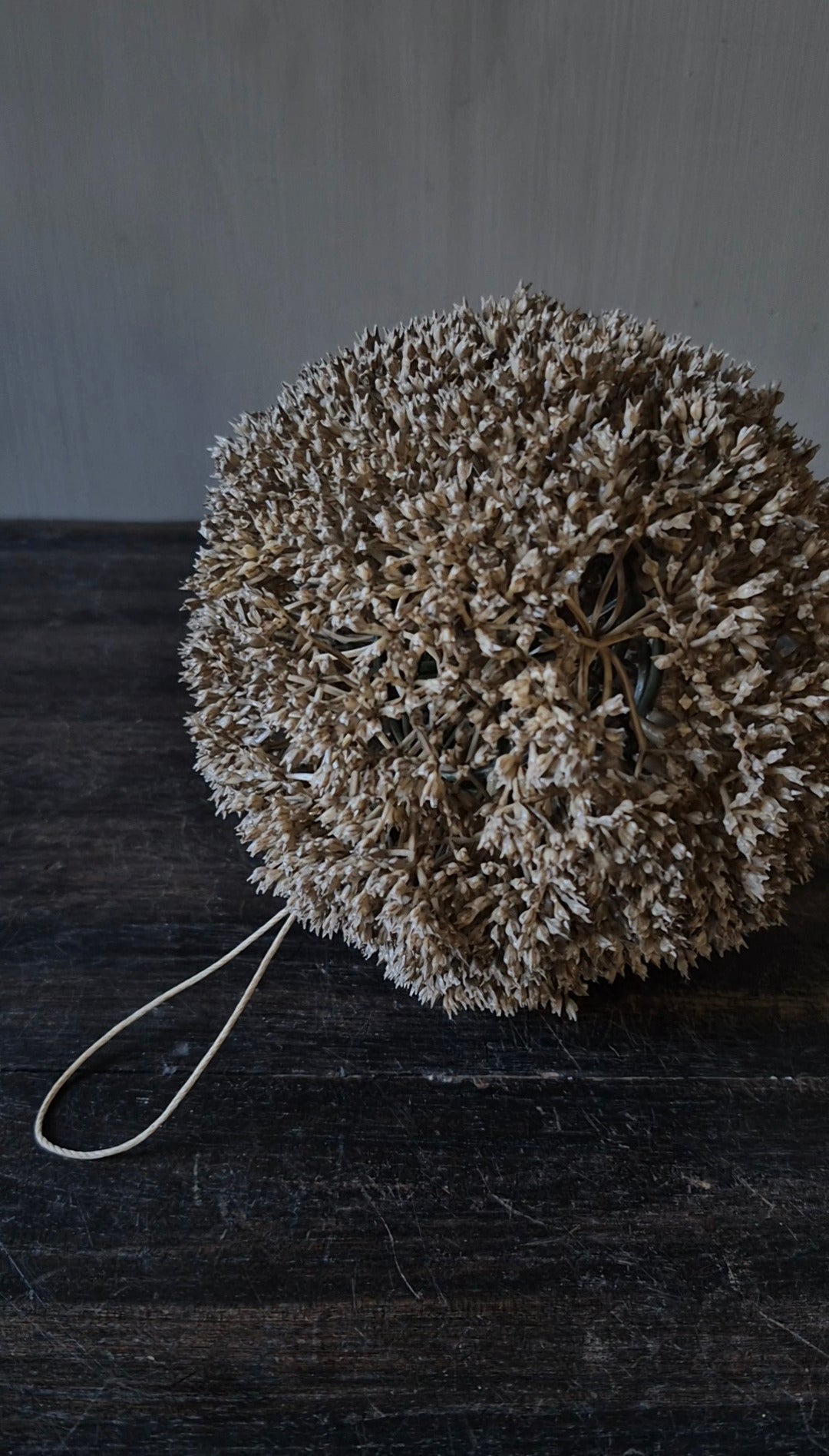 Kunstbol eupatorium creme 15 cm
