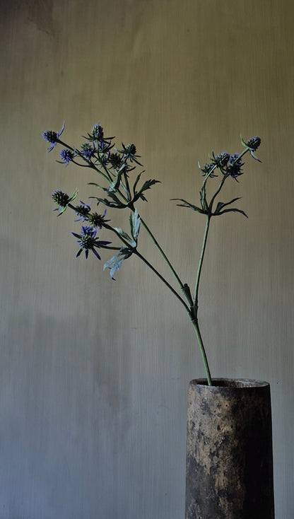 Distel Kunstzweig dunkelblau - 64 cm