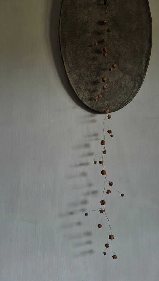 Rusty bells garland - 120 cm
