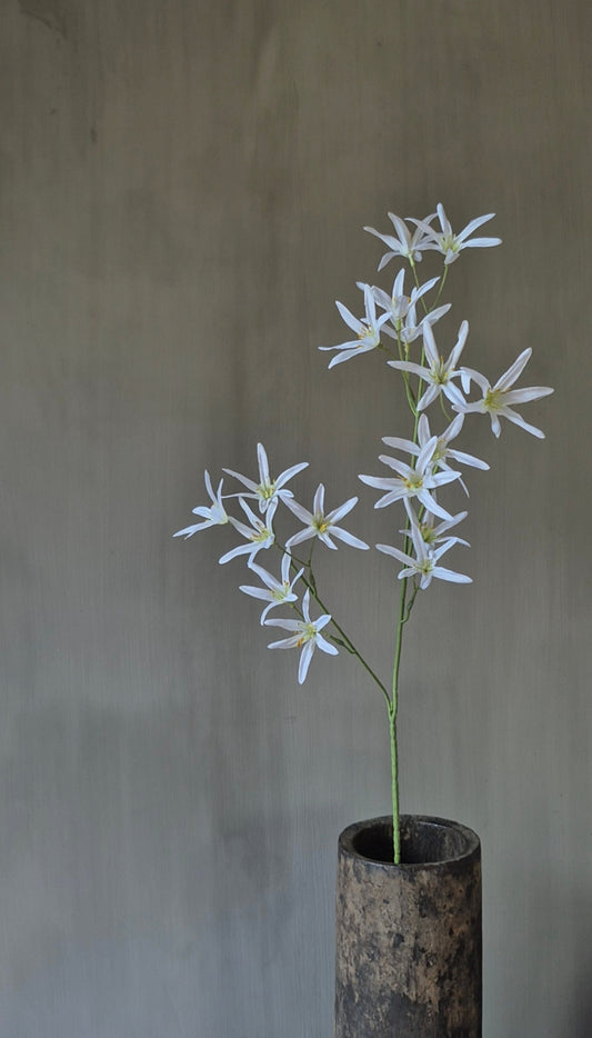 Tweedia kunstbloem wit - 68 cm