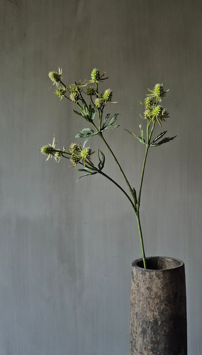 Distel kunsttak groen - 64 cm