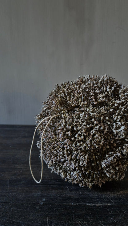 Eupatorium decorative sphere dark brown 15 cm