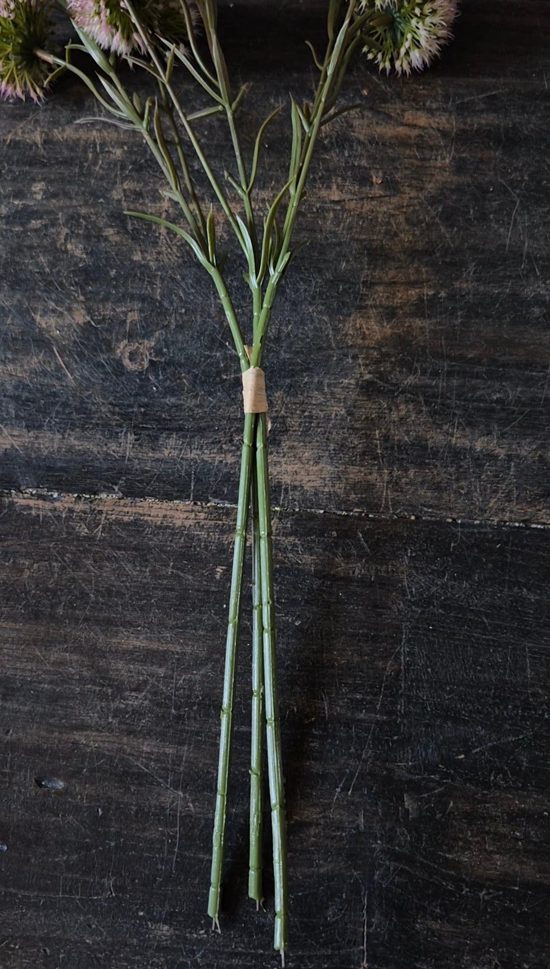 Künstlicher Lauch, rosa, 45 cm