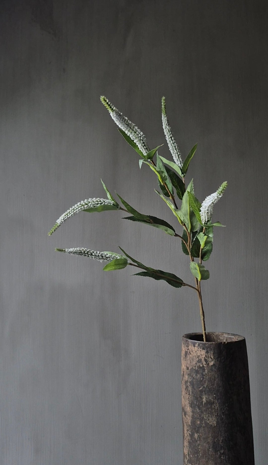 Kunstbloem veronica wit - 70 cm