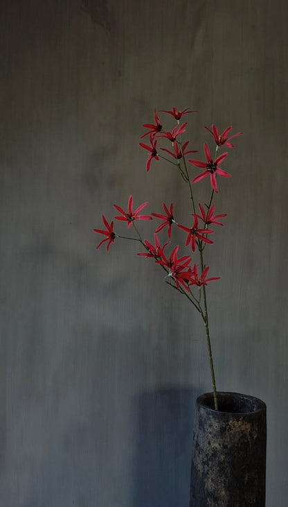 Tweedia kunstbloem fuchsia - 68 cm