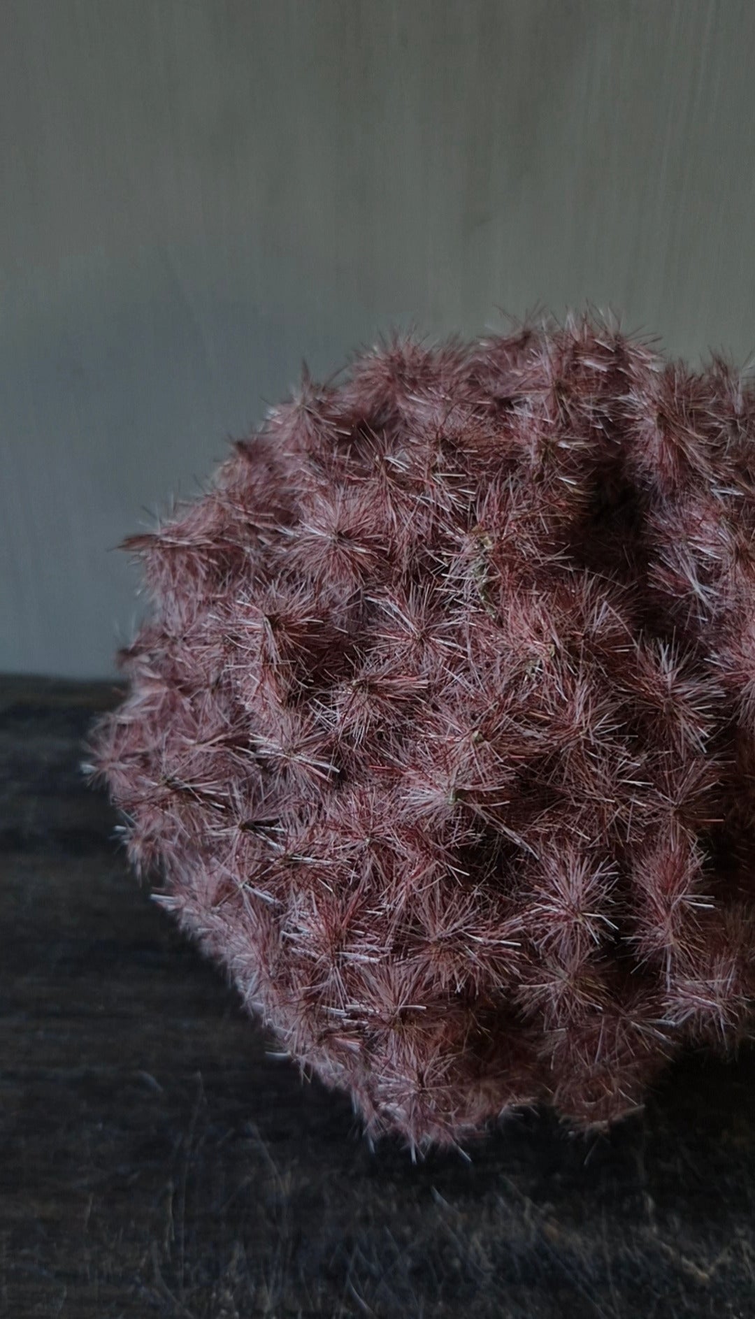 Kunstbol taraxacum roze 16 cm