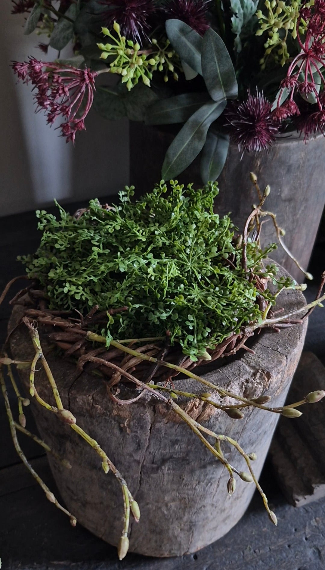 Kunst Moosbusch - 14 cm