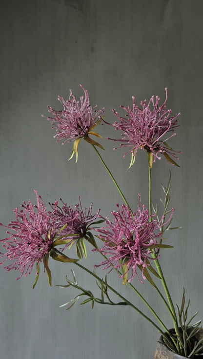 Grevillea Kunstzweig altrosa - 74 cm