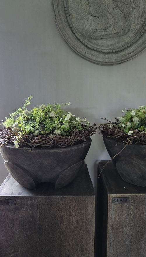 Artificial Tilia wreath - ⌀35cm