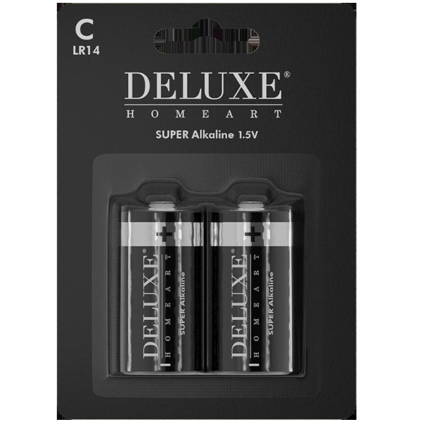 Deluxe Homeart c-batterijen super alkaline