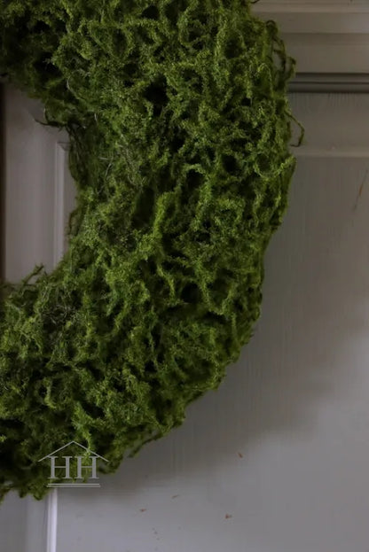 Artificial moss wreath - ⌀35cm