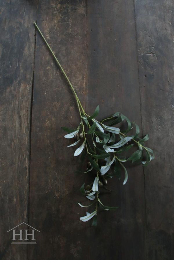 Artificial olive branch 75cm (no. 3) (149013)