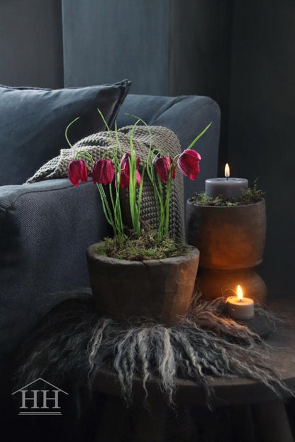 Künstliche Fritillaria fritillary mit rosa Scholle