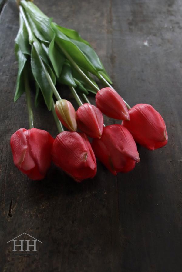 Kunst tulpen fel roze | Hillary'sHome