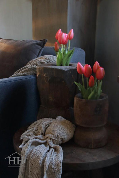 Kunst tulpen in potje fel roze | Hillary'sHome