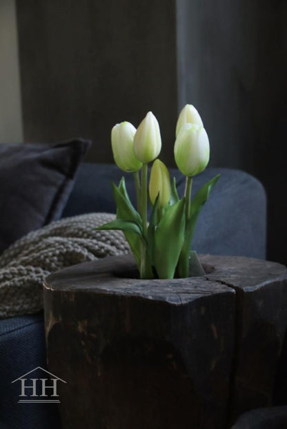 Kunst tulpen in potje wit | Hillary'sHome