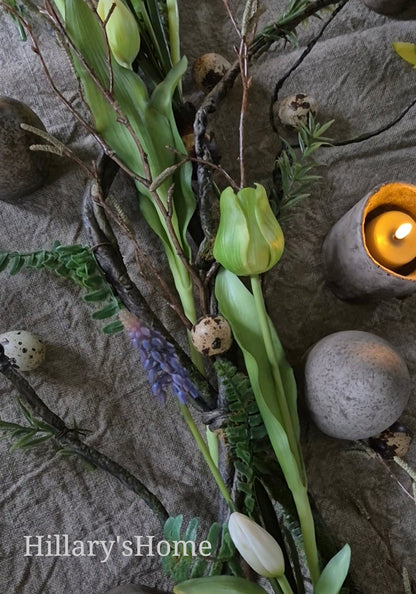 Kunst Takkenguirlande 145cm voor tafelstyling