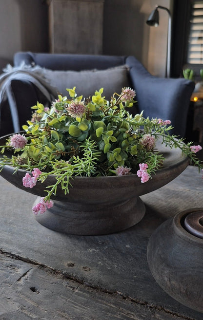 Halbes Kunstball-Tischteil S - rosa