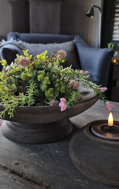 Halbes Kunstball-Tischteil S - rosa