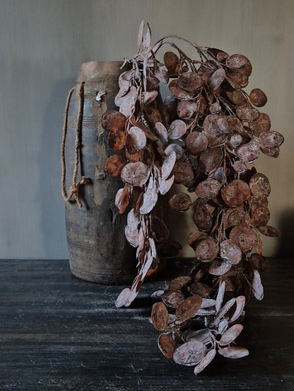 Kunstbloem Judaspenning bruin