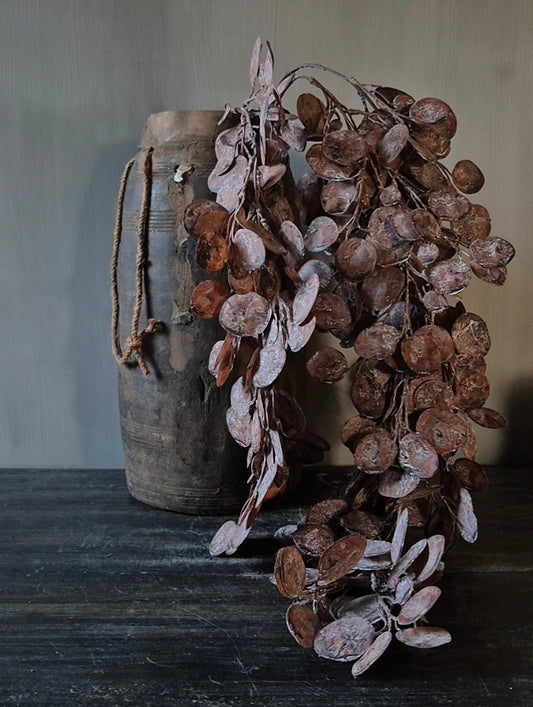 Kunstbloem Judaspenning bruin