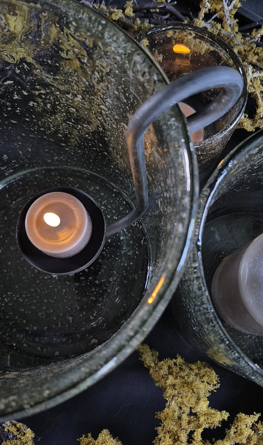 S-kandelaar zwart 19cm