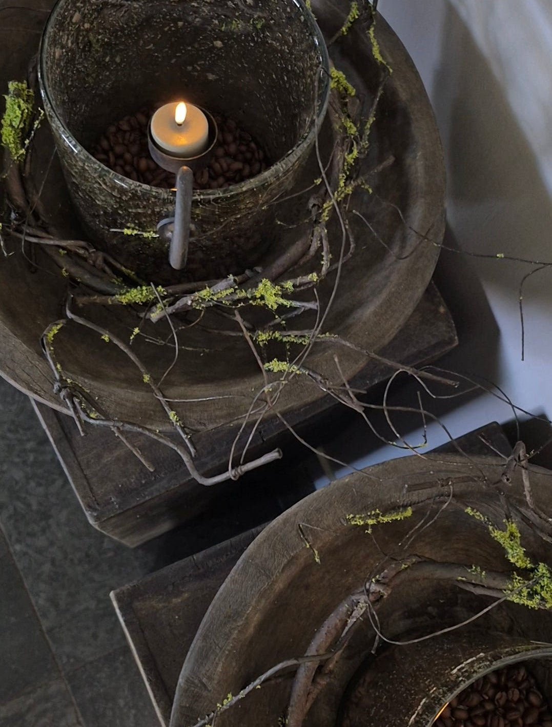 Kunst wilgenkrans - ⌀23cm