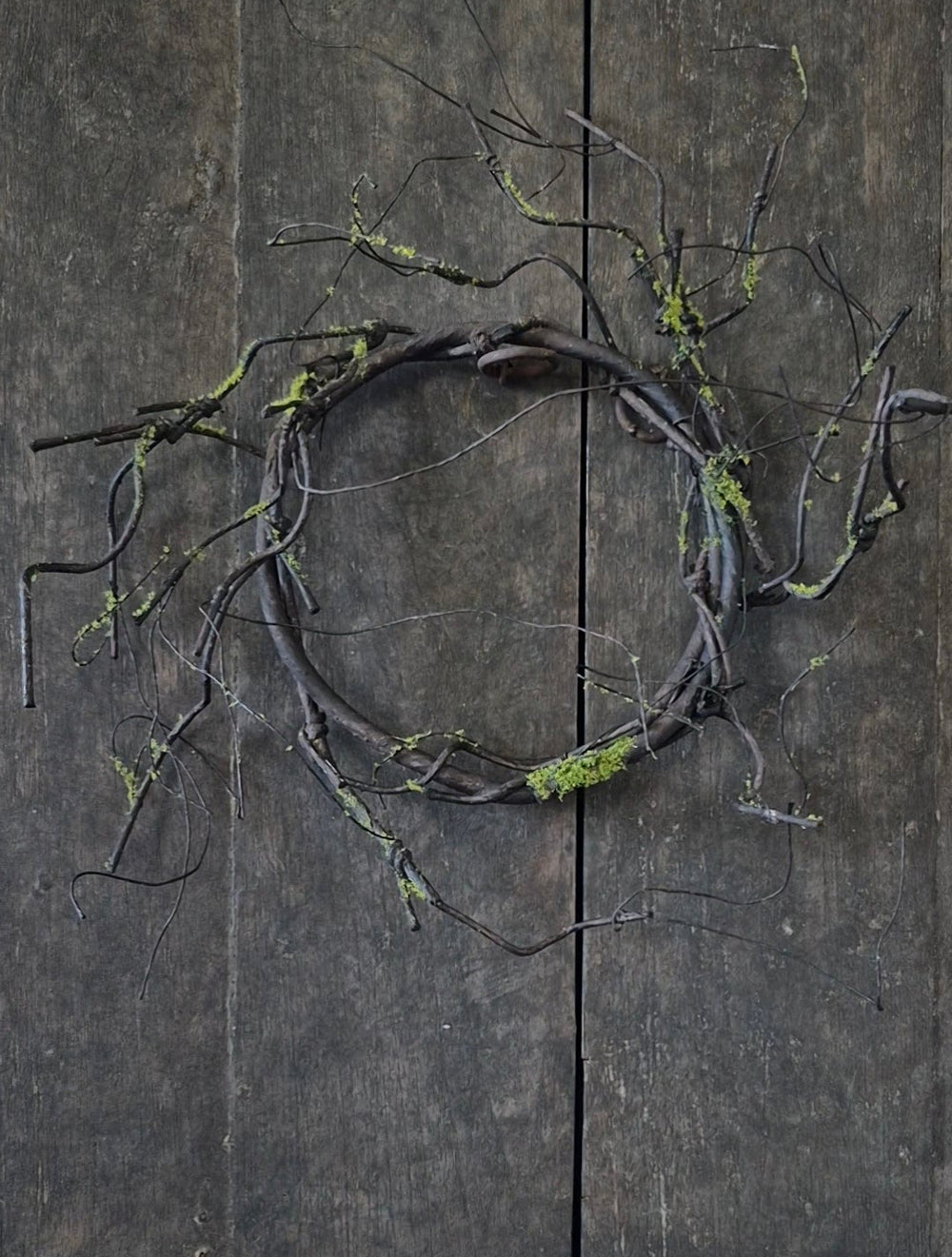 Artificial willow wreath - ⌀23cm