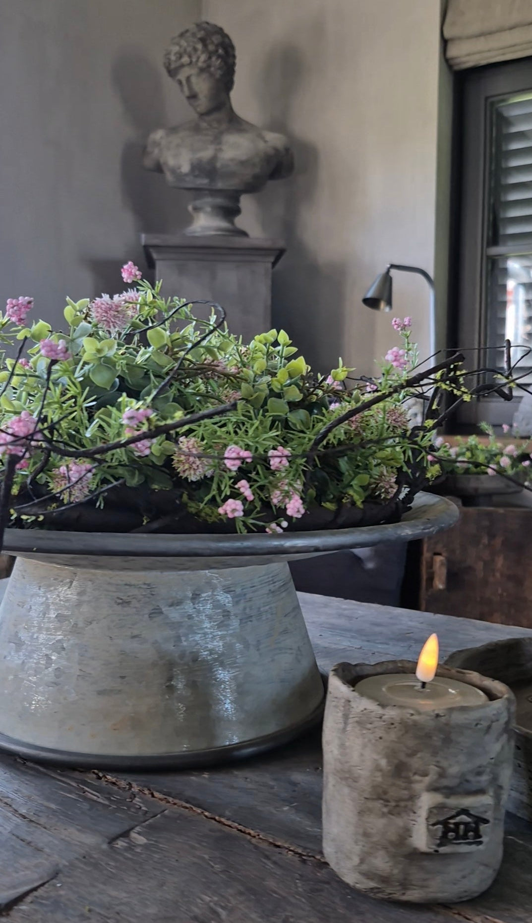 Kunst wilgenkrans - ⌀31cm