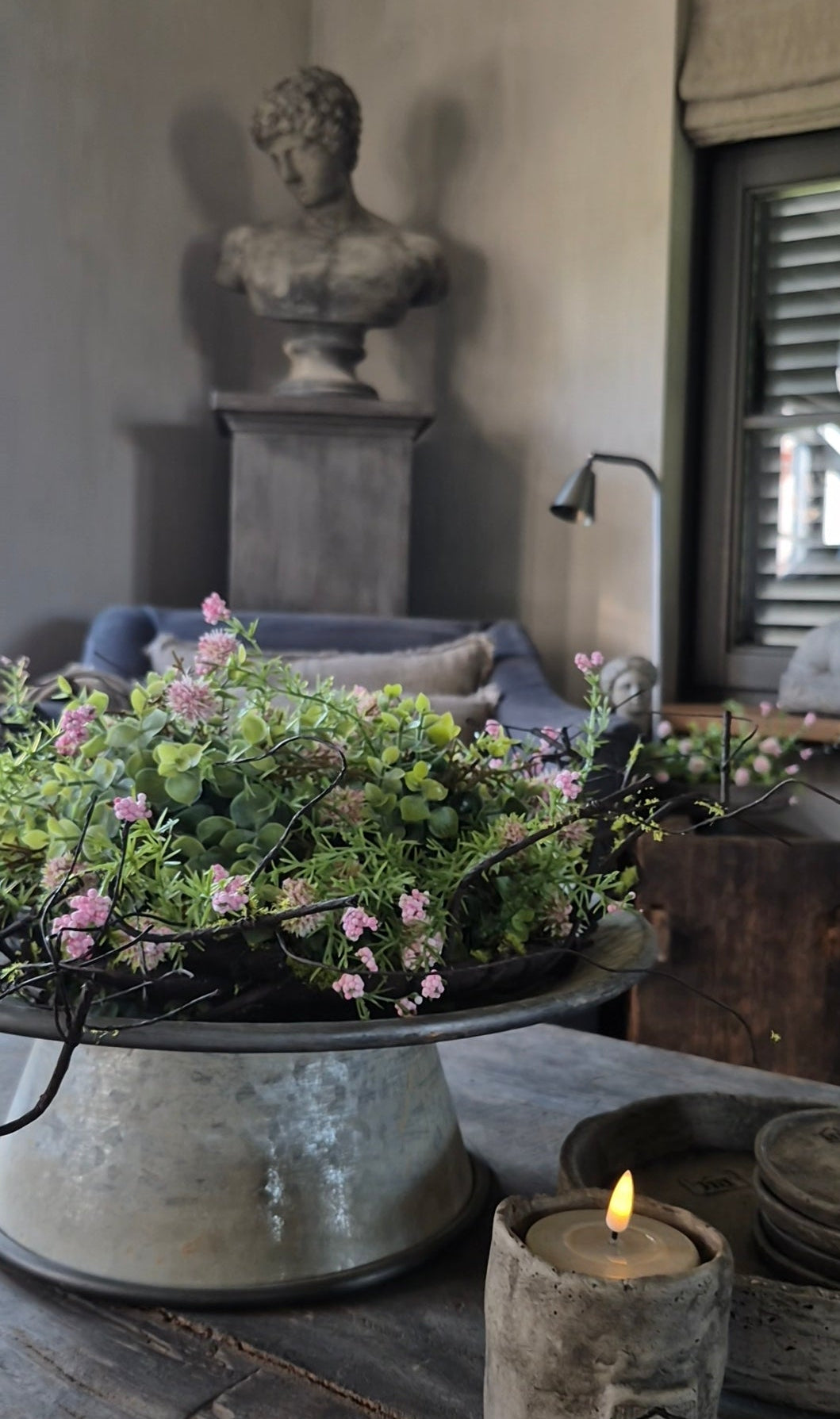 Kunst wilgenkrans - ⌀31cm