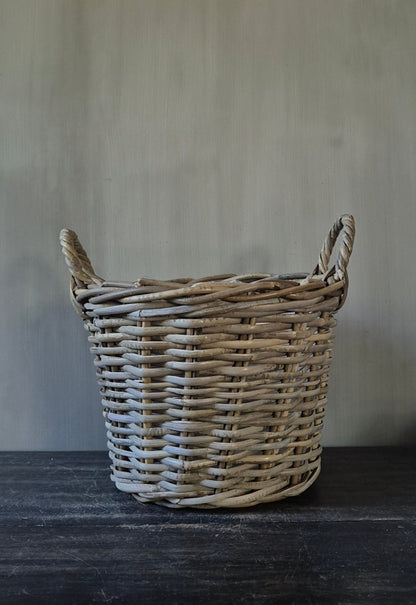 Ronde mand met handvatten D30  H23cm