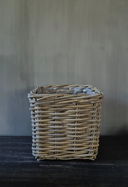 Vierkante mand D27  H25cm