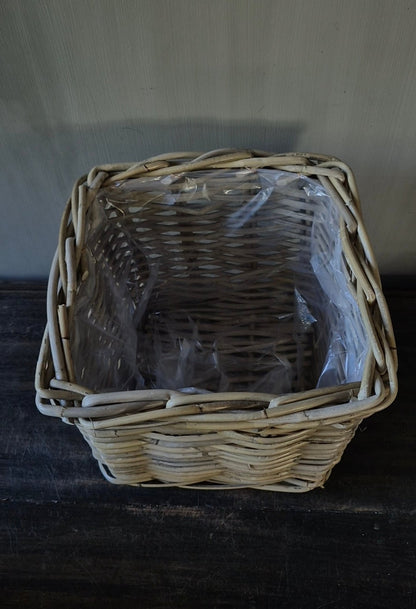 Vierkante mand D27  H25cm