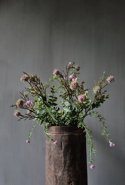 Echinops rosa Kunstzweig 36 cm